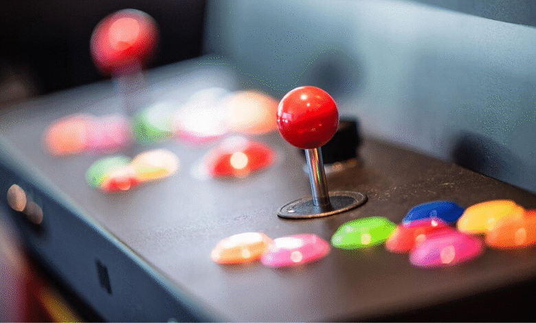 Arcade Multi Game Controller Panel Spinner and Tricker Stick