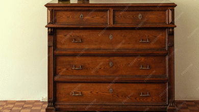 Auder New Grange Wooden Butler Dressing Station in Vintage Oak